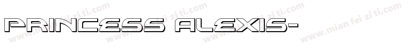 Princess Alexis字体转换